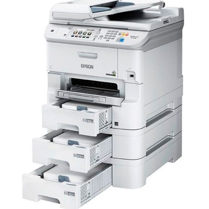 Impresora EPSON Multifuncional Workforce Pro WF 6590 COLOR Blanco