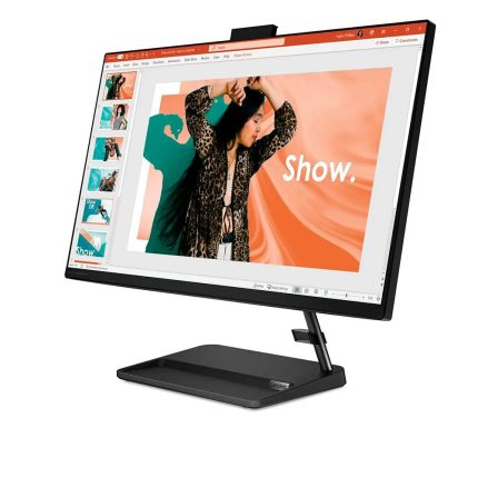 Todo en uno Lenovo IC 3 27IAP7 Intel Core i5 12450H 27 Pulgadas FHD Memoria 16GB Estado Solido 512GB Windows 11 Home Color Negro