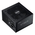 XPG KYBER, Black, 80+, Gold, Non-Modular, 750W, ATX24x1, EPS 8x2, PCIE 6+2x6, MOLEXx2, Premium Capacitor,