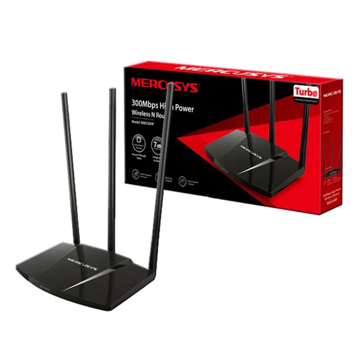 Router Mercusys TPLINK 300mbps COLOR Negro