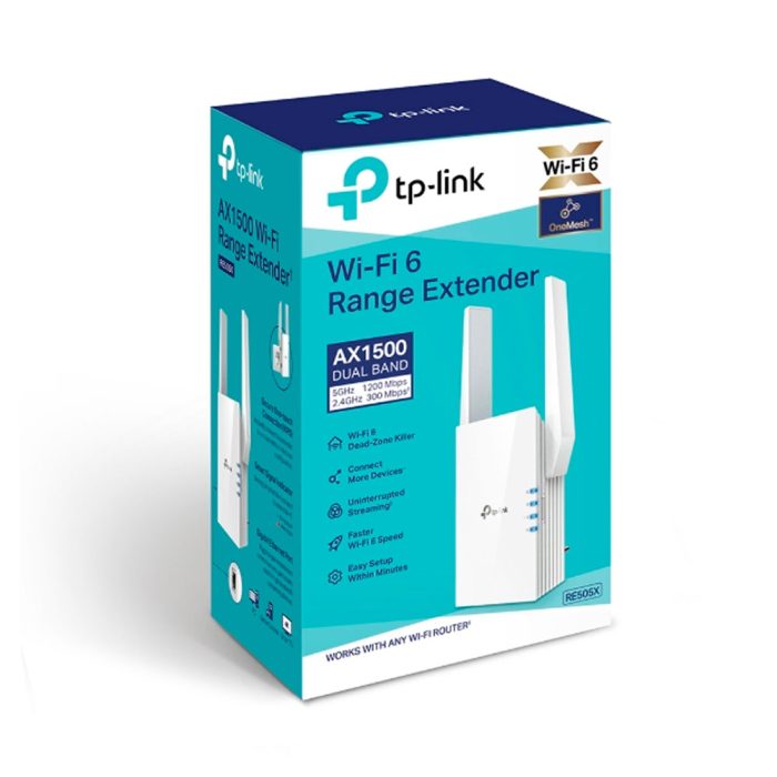 Extensor de Red TPLINK Wifi AX1500 COLOR Blanco