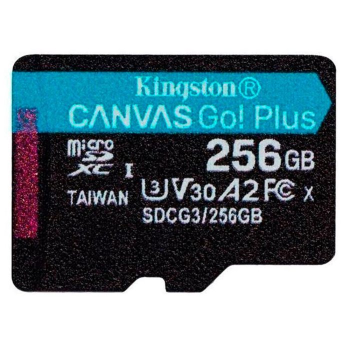 Memoria Kingston Micro sd Canvas Go Plus 170R A2 U3 V30 Card + ADP 256GB