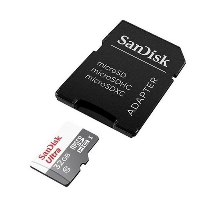 Tarjeta micro SD SANDISK Ultra UHS-I 32GB Clase 10 COLOR Gris