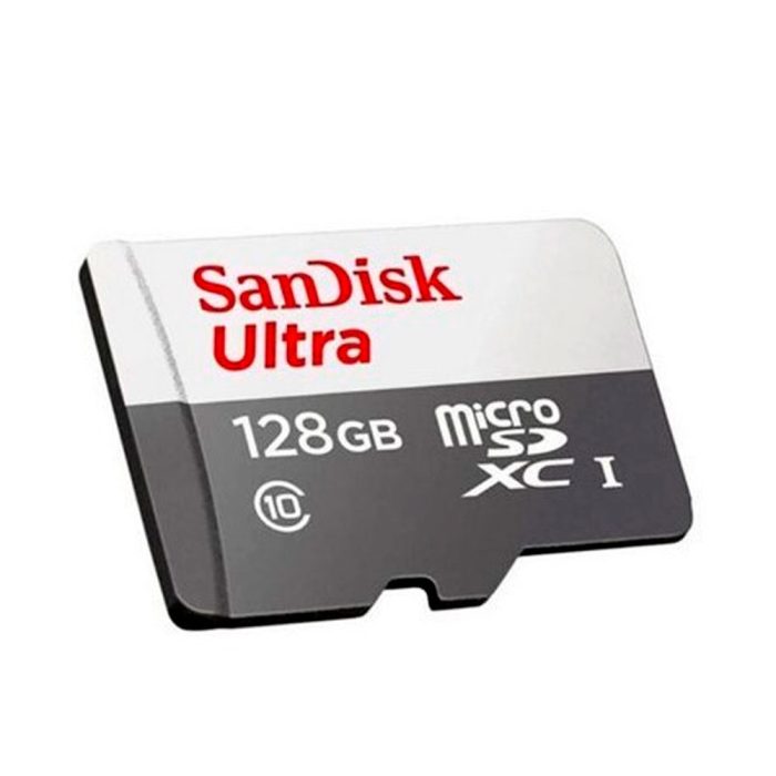 Memoria micro SD SANDISK Ultra 128GB COLOR Gris