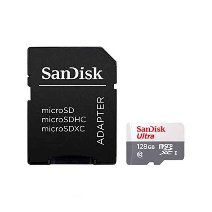 Memoria micro SD SANDISK Ultra 128GB COLOR Gris