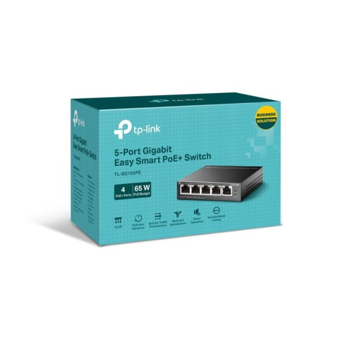 Switch TPLINK administrable Gigabit de 5 puertos