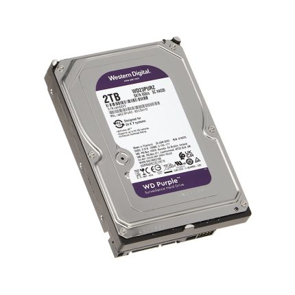 Disco Duro Western Digital PURPLE 2TB 5400RPM SATA 6Gbs Cache 256 MB 3,5in videovigilancia trabajo 24/7