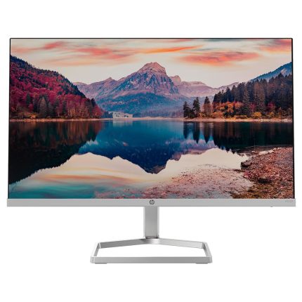 MONITOR HP M22f 21.5HMI Res. FHD-IPS (1920 x 1080) Tasa 75 Hz - Color Gris,bordes infinitos y base metalica