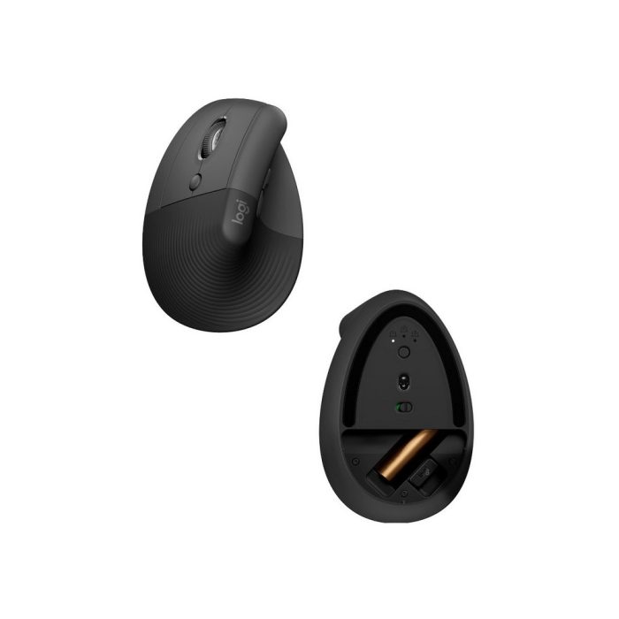 Mouse LOGITECH Vertical Para Usuarios Zurdos COLOR Gris