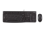 Combo LOGITECH Teclado + Mouse MK120 COLOR Negro