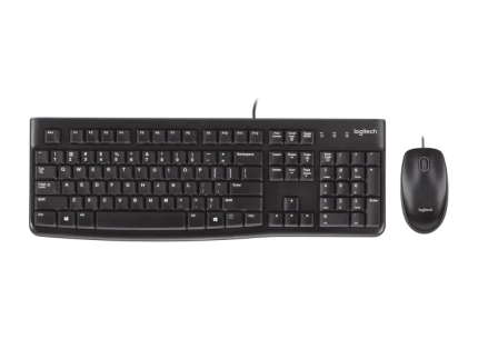 Combo LOGITECH Teclado + Mouse MK120 COLOR Negro