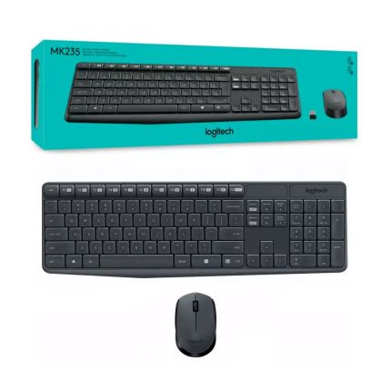 Combo Teclado/Mouse MK235 Logitech Gris