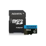 Micro SD ADATA 64GB + Adaptador Clase 10