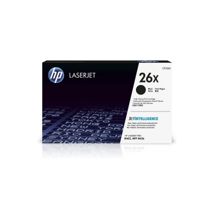 Cartucho de Tóner HP 26X Negro Alto Rendimiento LaserJet Original