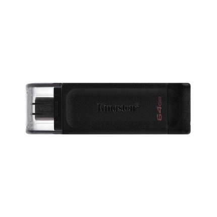 Memoria USB KINGSTON DataTraveler 70 Tipo C 3.2 64GB COLOR Negro