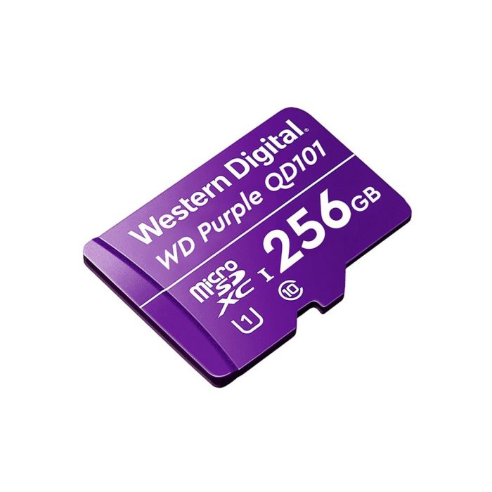 Tarjeta MicroSD WESTERN DIGITAL 256gb Para Cámaras de Seguridad