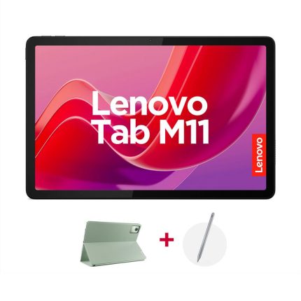 Tablet Lenovo M11 TB330FU Pantalla 11 Pulgadas WUXGA Conectividad Solo Wifi Memoria 4GB + Almacenamiento 128GB Color Verde Incluye Estuche y Lapiz