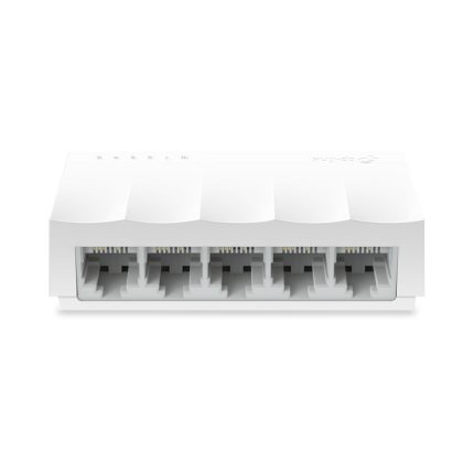 Switch TPLINK de Escritorio de 5 Puertos 10/100M RJ45 Caja de Plástico COLOR Blanco