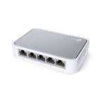 Switch TPLINK de Escritorio de 5 Puertos 10/100M RJ45 Caja de Plástico COLOR Blanco