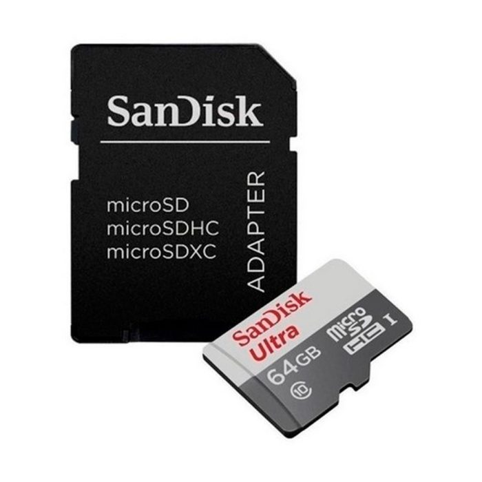 Tarjeta microSD SANDISK Ultra UHS-I 64GB Clase 10