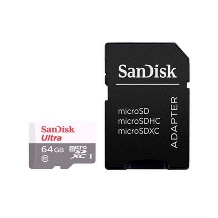 Tarjeta microSD SANDISK Ultra UHS-I 64GB Clase 10