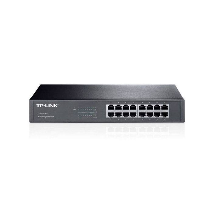 Switch TP-LINK NO Administrable con Base de Montaje / de Escritorio de 16 Puertos Gigabit