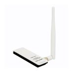 Adaptador de Red TPLINK UB N1500Mbps 2.4 Ghz 1 Antena Externa Desmontable COLOR Blanco