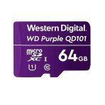 Tarjeta MicroSD WESTERN DIGITAL 64GB Para Cámaras de Seguridad COLOR Purpura