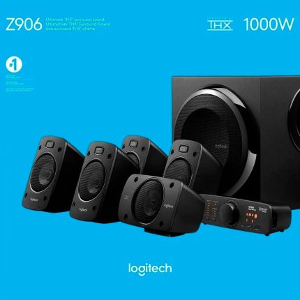 Parlante LOGITECH Z906 1000watts COLOR Negro