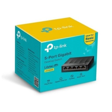 Switch TPLINK Gigabit de escritorio de 5 puertos, 10/100 /1000