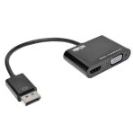 Adaptador EATON Convertidor Todo En Uno DisplayPort A VGA/HDMI COLOR Negro