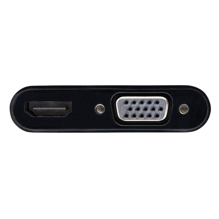 Adaptador EATON Convertidor Todo En Uno DisplayPort A VGA/HDMI COLOR Negro