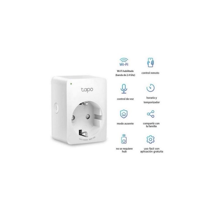 Mini Enchufe TPLINK Inteligente Wifi COLOR Blanco