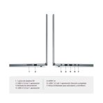 Portátil Lenovo IP Slim 3 15IRH8 Intel Core i7 13620H 15,6 Pulgadas FHD Memoria 16GB Estado Solido 512GB Windows 11 Home con Lector de Huella Color Gris