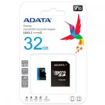 Micro SD ADATA 32GB + Adaptador Clase 10