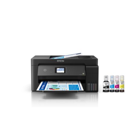 Impresora Multifuncional EPSON Tabloide Ecotank L14150 COLOR Negro