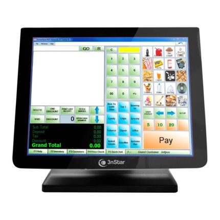 Monitor 3NSTAR Tactil 15 10 Points Capacitive Touch screen Monitor Bezel Free, VGA + HDMI