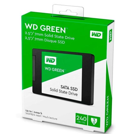 Unidad de Estado Solido SSD WESTERN DIGITAL 240gb COLOR Negro Verde