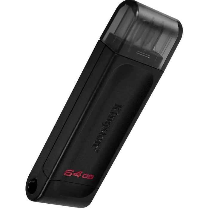 Memoria USB KINGSTON DataTraveler 70 Tipo C 3.2 64GB COLOR Negro