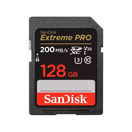 Tarjeta SD SanDisk 128GB Extreme PROTarjeta SD SanDisk 128GB Extreme PRO UHS-1 CL10,U3,V30 hasta 200MB/s y 90MB/s de escritura