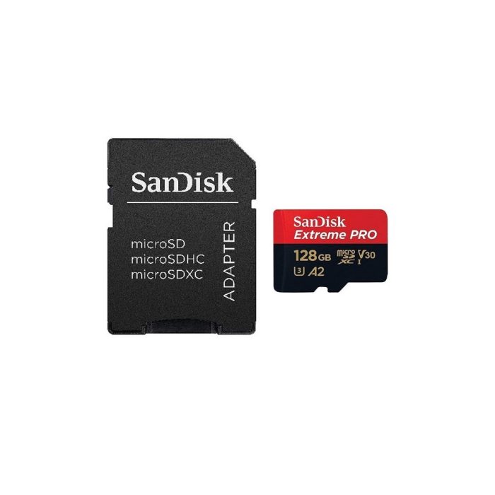 MicroSD SanDisk Extreme Pro UHS-I con adaptador 128GB