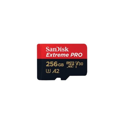 Tarjeta MicroSD SanDisk Extreme Pro UHS-I con adaptador 256GB