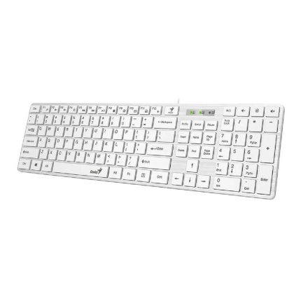 Teclado GENIUS slimStar 126,SP,USB,WHITE