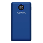 Power Bank 20000mAh azul digital /2 puertos usb quick charge + 1 Puerto Tipo C Salida + 1 Puerto Tipo C Entrada