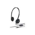 Audífono diadema GENIUS HS-200C 2 Plug 3.5mm Negro con Micrófono