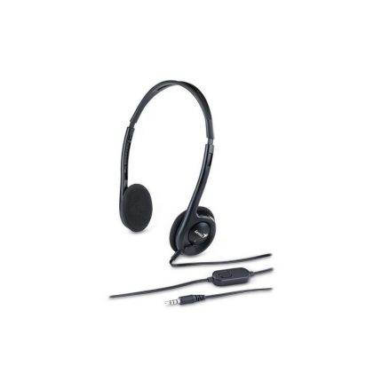 Audífono diadema GENIUS HS-200C 2 Plug 3.5mm Negro con Micrófono