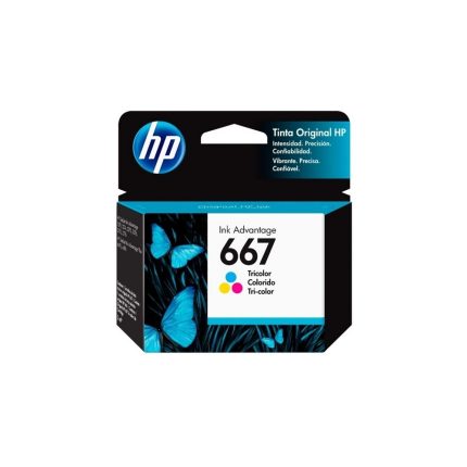 CARTUCHO HP TRICOLOR 667 HP DESKJET INK ADVANTAGE 1216,1275,2335,2374,4175 100 pag