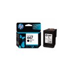 CARTUCHO HP NEGRO 667 HP DESKJET INK ADVANTAGE 1216,1275,2335,2374,4175 120 pag