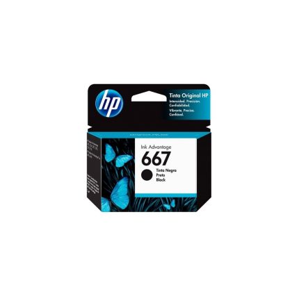 CARTUCHO HP NEGRO 667 HP DESKJET INK ADVANTAGE 1216,1275,2335,2374,4175 120 pag