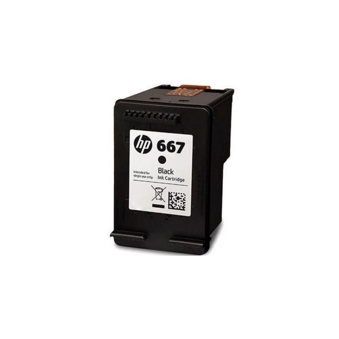 CARTUCHO HP NEGRO 667 HP DESKJET INK ADVANTAGE 1216,1275,2335,2374,4175 120 pag